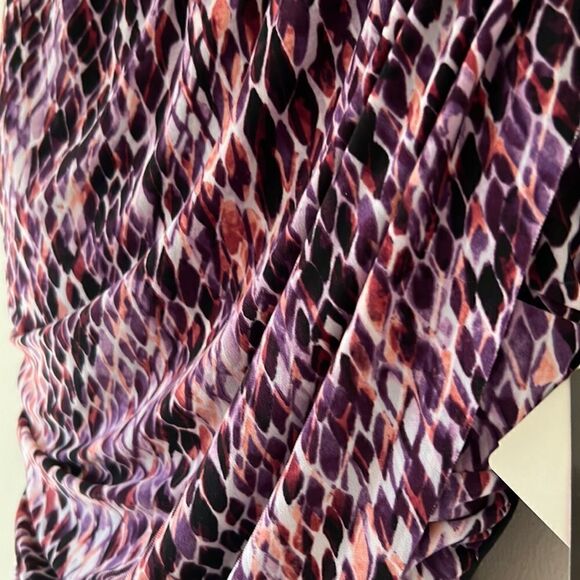 Magicsuit Purple Snake Charmer Lisa Draped One Piece Slimming Swimsuit Size 8 - Picture 8 of 12